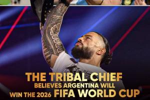 WWE“部落酋长”罗曼:世界杯决赛支持梅西、阿根廷